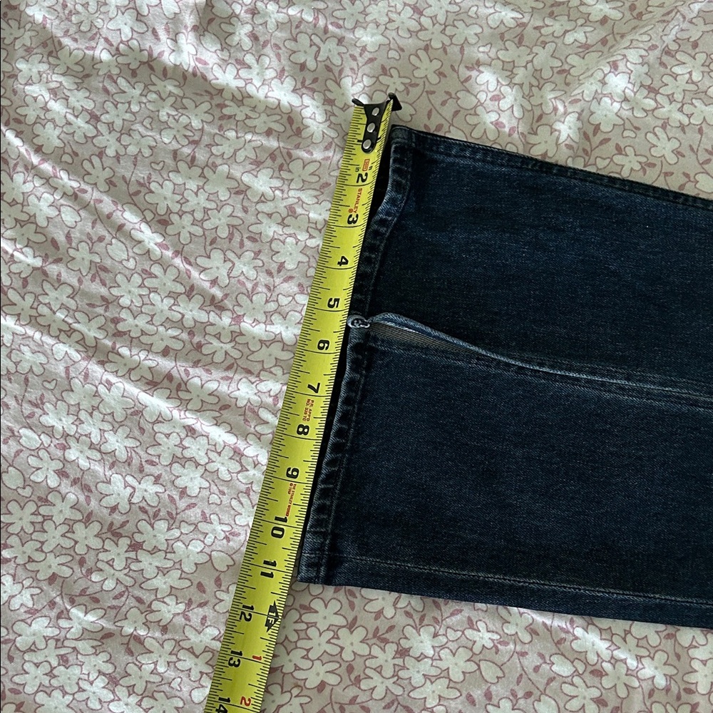 Hailey Flare Split hem dark wash jeans NWT - Picture 15 of 16
